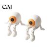 Creative Gift for Lovers Articulated Eye Fidget Toy, 3D Printed Halloween Eyeball Figurine with Movable Joints, Whimsical Home Ornament Flexible