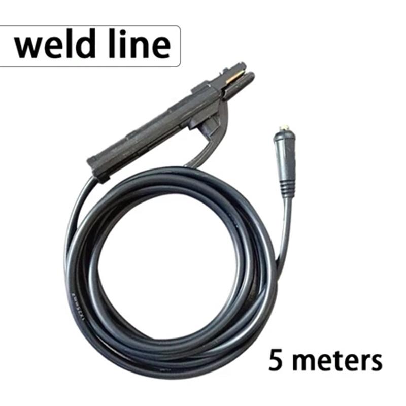 Welding Cable 5/7/10 M + Ground Cable 2/3 M Combo Set With Electrode Holder And Connector Universal Welding Cable Set