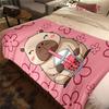 Whimsical Capybara Snacks Blanket Sofa Blanket Blanket Air Conditioning Blanket Bedroom Digital Printing