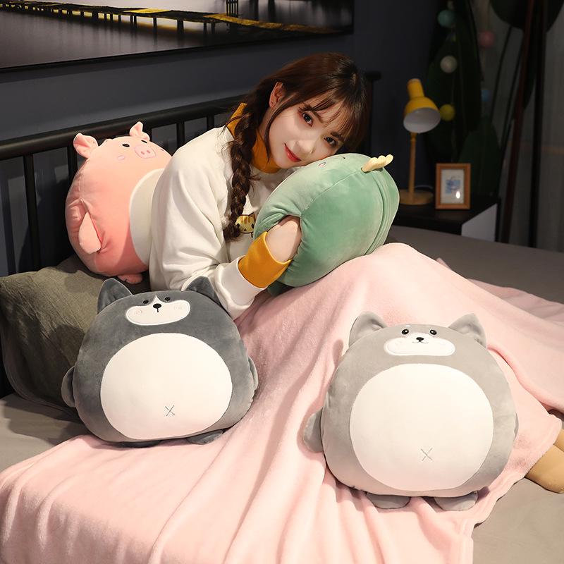 3-in-1 Car Cartoon Pillow Quilt: Dual-purpose Cushion & Blanket with Air Conditioning Blanket, Perfect for Office Naps