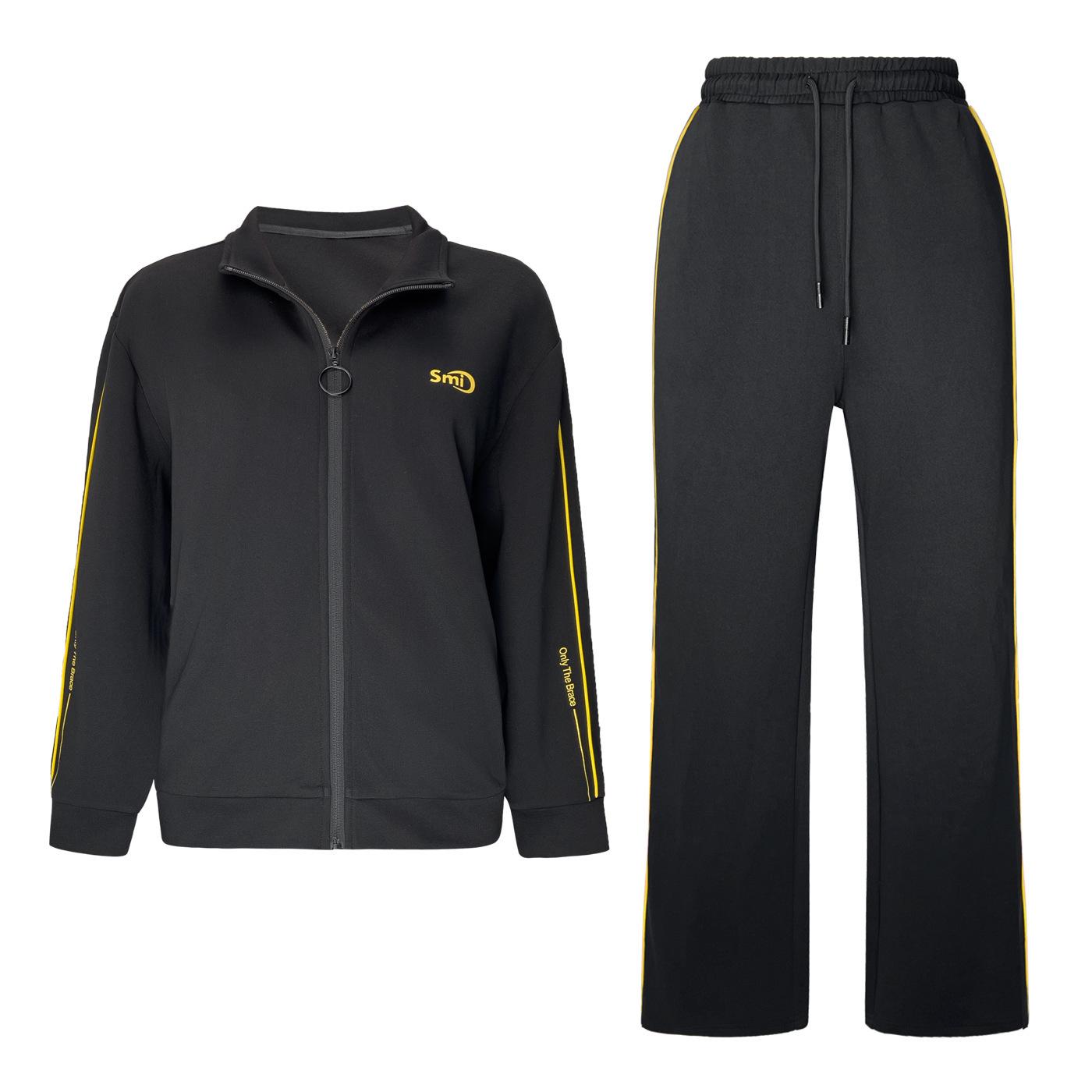 

Повседневный спортивный костюм большого размера для женщин среднего возраста на осень - Новый комплект из двух предметов: толстовка и брюки, 2025 3XL