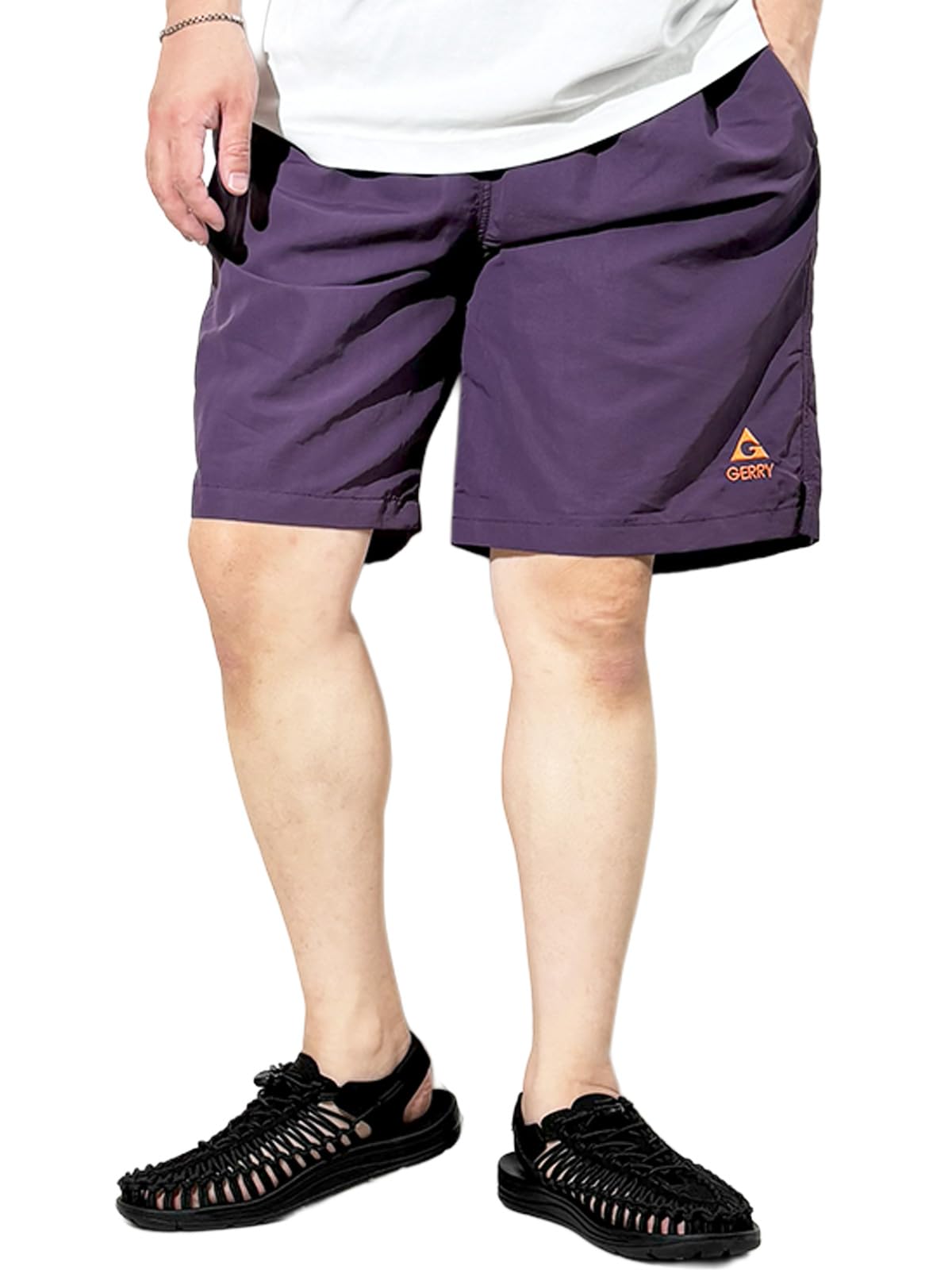 

GERRY Амфибийные нейлоновые универсальные летние шорты для воды Размер Фиолетовый Мужские шорты, Унисекс, Быстросохнущие, Гладкие, Использование, M, 22.