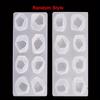2 Pcs Random Style Geometric Resin Molds Silicone Mold Gem Stone Casting Jewelry Mould Reusable Irregular Epoxy Moulds DIY Craft Making Pendant