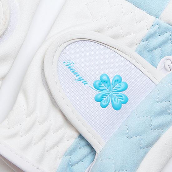 1 para rękawic golfowych z taśmą mocującą Odporne na zużycie antypoślizgowe, oddychające, elastyczne rękawice odprowadzające wilgoć Artykuły sportowe