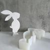 Easter Rabbit Candle Mold DIY Soap Mould Fondant Cake Baking Tool Silicone Mold