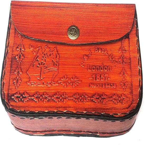 8.89 Cm Pirinç Dürbün Deri Kılıflı Denizcilik Katlanır Dürbün Denizcilik Dürbünü Teleskop R&J Beck Londra 1857 Dürbün