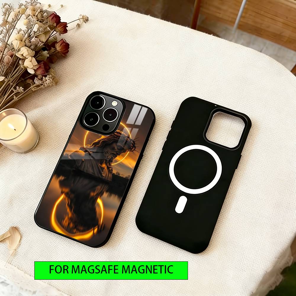 San Judas Tadeo ART  Phone Case For iPhone17,16,15,14,13,12,11 Plus,Pro Magnetic For Magsafe Wireless Charging