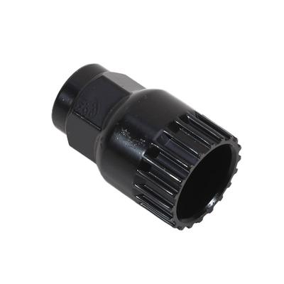 Black Mountain Bike Axle Sleeve Dismantling Tool Square Hole Splined Axle Installation Maintenance Tool for Bike Repair
