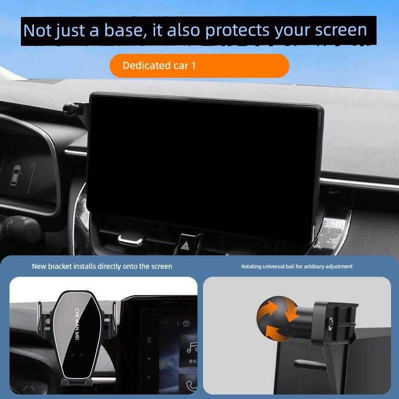 Applicable to Toyota Corolla Reling Shang Avalon Weilan Darong RAV4 Camry Navigation Console Vehicle-Mounted Holder