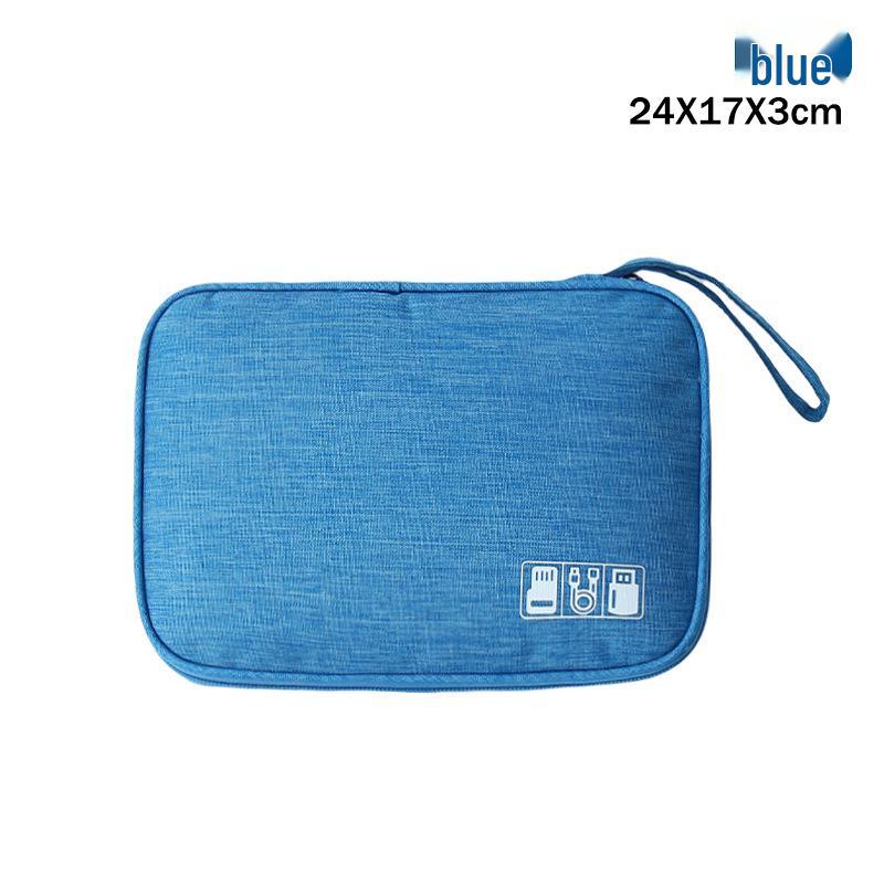 Multifunctional Waterproof Travel Storage Bag for Cables, Chargers, Power Banks, and Earphones