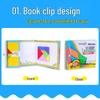 Mini Magnetic Tangram Cube with 72 Educational Challenges for Kids