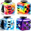 Conjunto de Dados Cubo Mágico 4 Peças para Alívio do Estresse com 6 Funções Cubo Fidget Toy Alça Sensorial para Alívio da Ansiedade