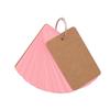 50Sheets Unlined Index Cards with Binder Rings Revision Card Punched Note Card Unruled Study Card Flashcard for Learning