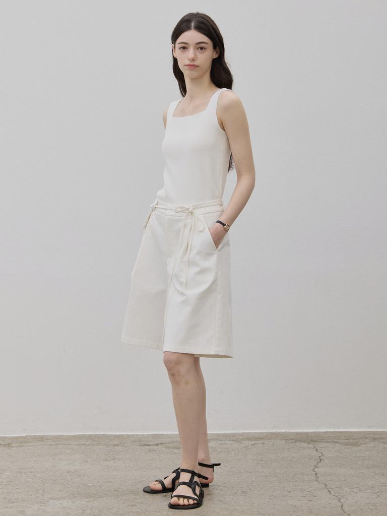 LE STUDIO Square Sleeveless Knit 3 Colors