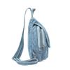 Zaino Borsa a Tracolla da Donna Borsa da Petto Multiuso Zaino in Denim All-match