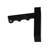 Zinc Zinc Zinc Alloy Hidden Robe Hook Wall Hanging Matte Black Towel Hanger Clothes Hooks  Bathroom