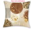 1/4pcs Boho Tropical Palm Monstera Leaf Throw Pillow Covers Modern Abstract Geometric Gold Foil Accent Cushion Cases