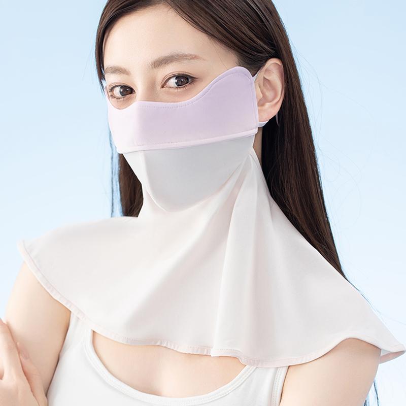 Bike Riding Outdoor Driving Running Cycling Women Sun protection Neck Flap Mask Summer Girls Anti Uv Half Face Mask