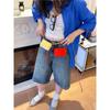 Small Hanging Bag Is Fashionable with Small Card Bag, Waist Bag, Crossbody Breast Bag.
