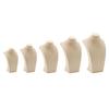 Necklace Pendant Display Bust Mannequin Stand Holder Rack, Linen 235*390mm