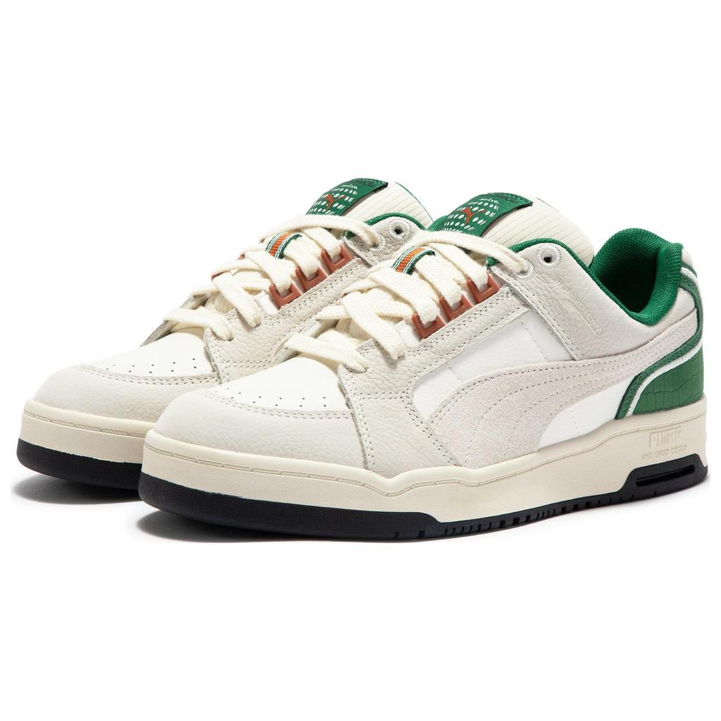 New PUMA Slipstream Lo Fg Warm White Vine Green 389468-01