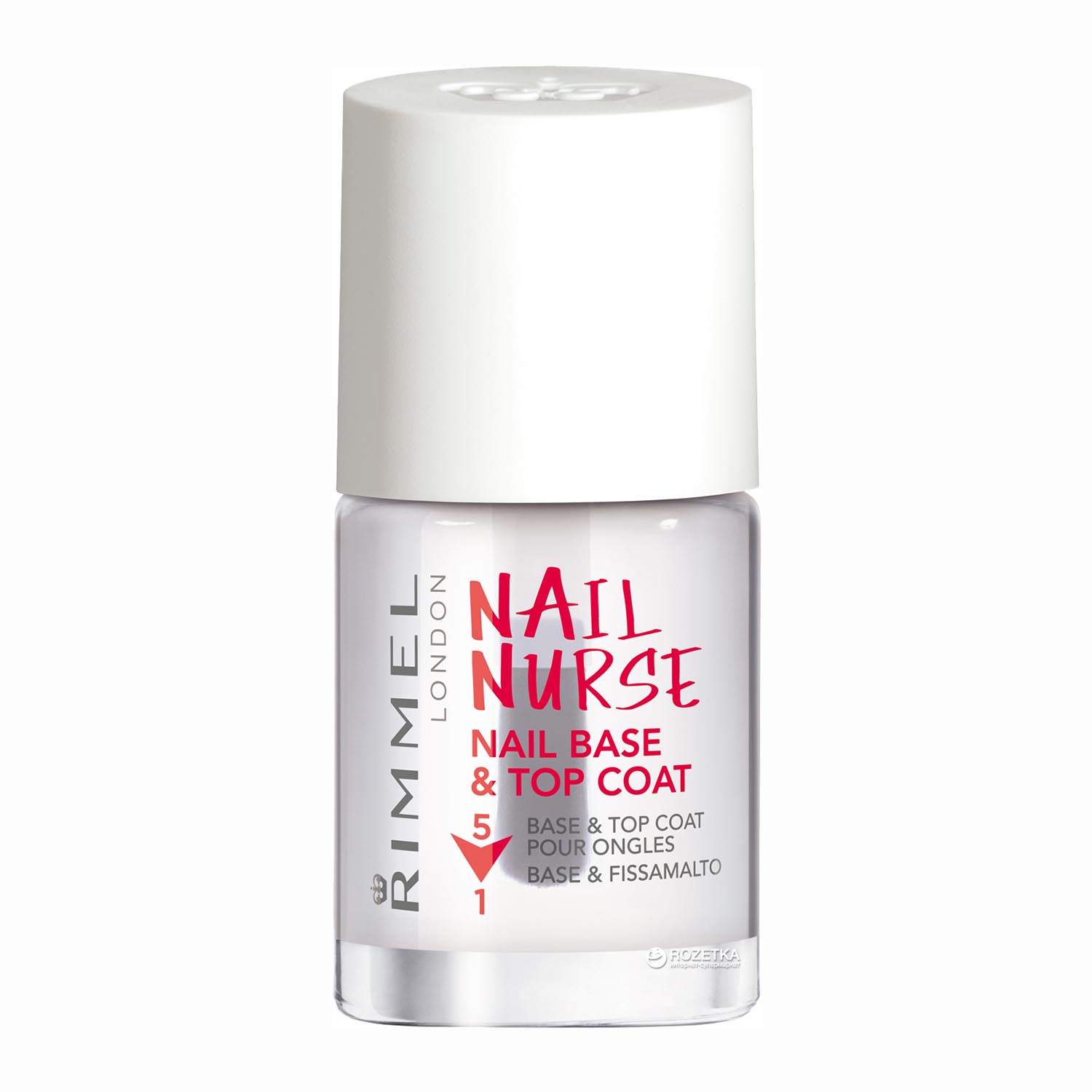 

База и верхнее покрытие для ногтей Rimmel London Nail Nurse
