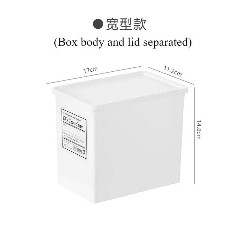 Household Storage Baskets Bottle Laundry Powder Storage Box with Lid Washing Powder Laundry Detergent Storage Boxes