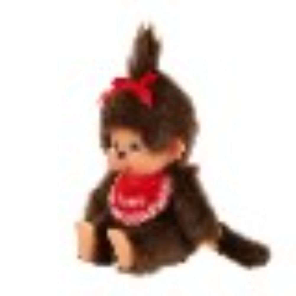 Sekiguchi Monchhichi Premium Standard SS Brown Girl Sitting Plush Toy 226788
