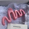 New Colorful Jelly Wave Hair Claw Hairpin Women Girls Fashion Design Korean Sweet Simple Irregular Hair Clip Headwear Hair Accessories