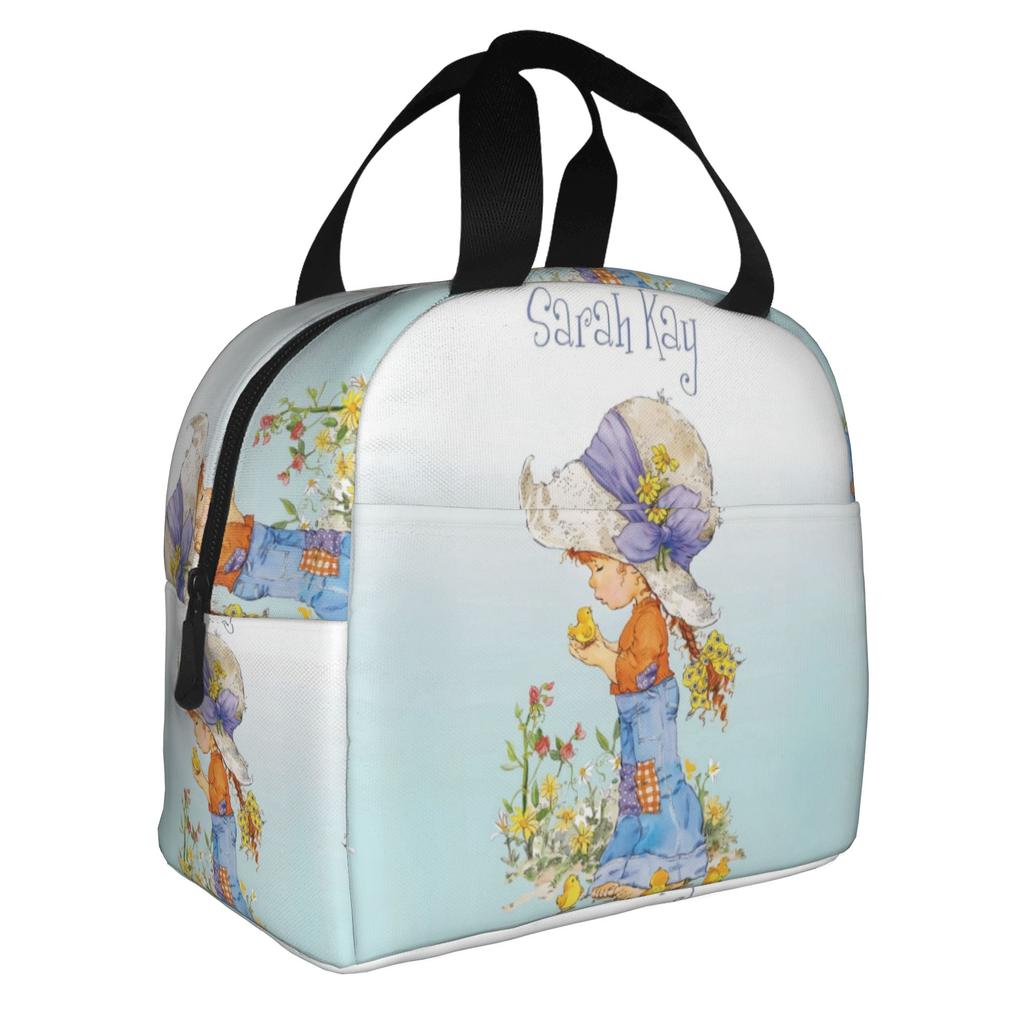 Cartoon S-Sarahs K-Kays Lunch Bag Men Women Kawaii Girl  Cooler Thermal Insulated Lunch Boxes for Adult Office