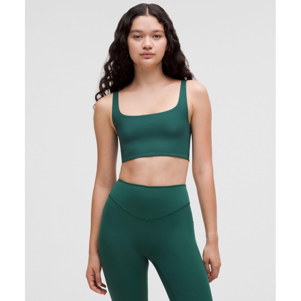 

Lululemon Bend This SCoop And SquAre BrA Light Support A C Cups Storm teAl XXS/XS