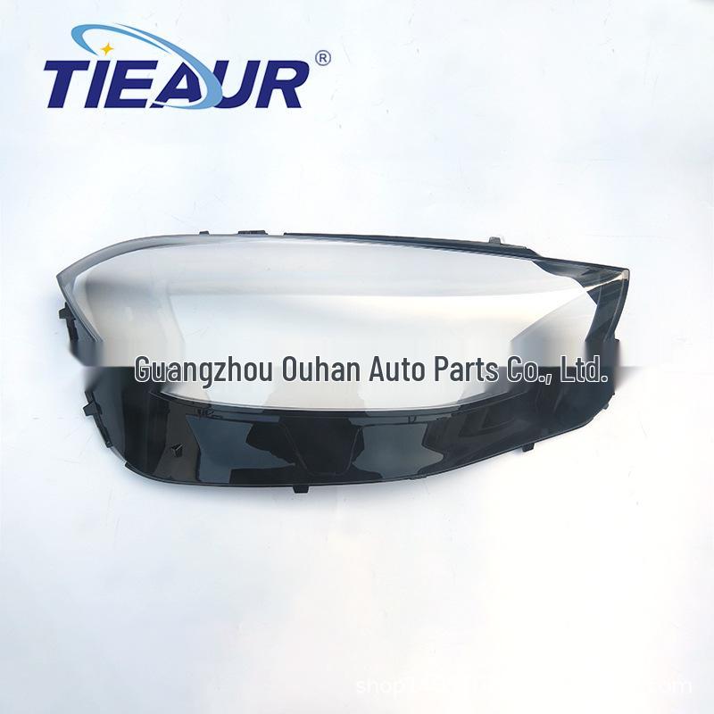 Compatible Headlight Cover for 2020-2022 Mercedes-Benz S-Class: Two-Tone Transparent PC Surface Housing.