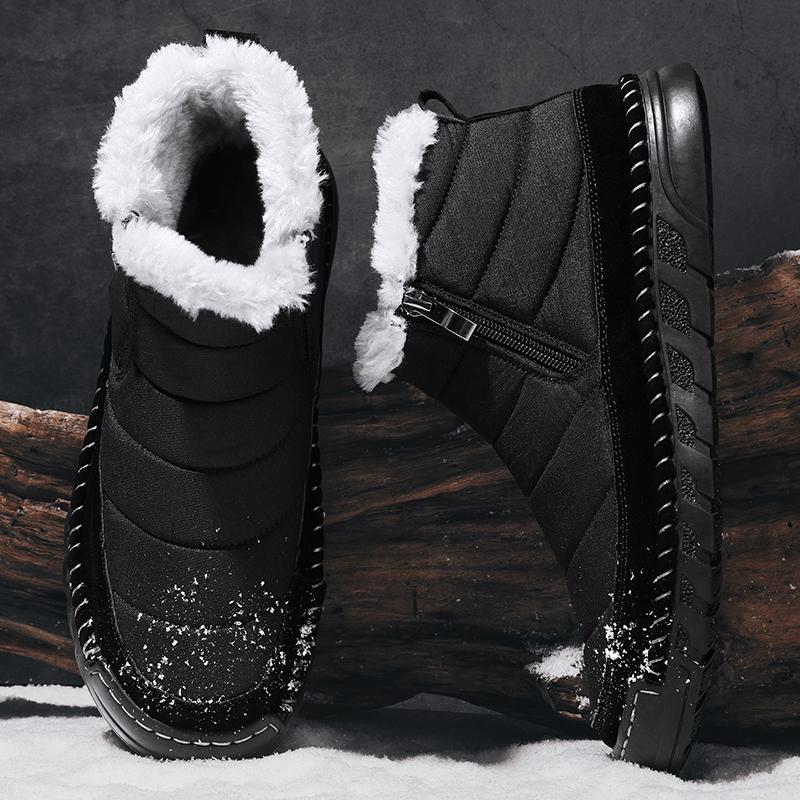 Super Warm Winter Cotton Shoes Casual Ankle Boots For Men Snow Boots