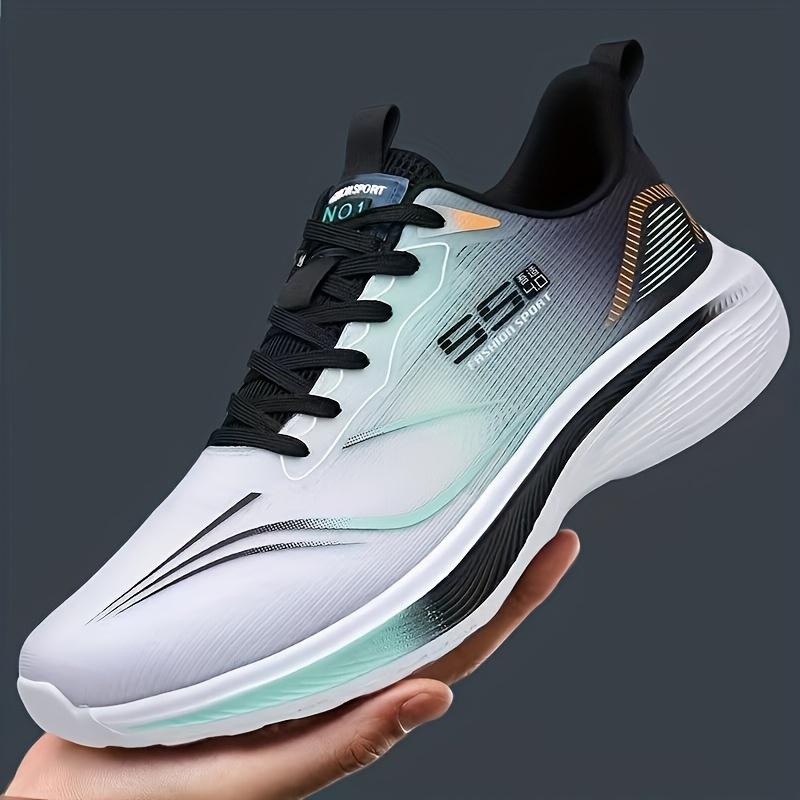 Men's Breathable Mesh Casual Sneakers Spring Summer Soft Anti-Skid Shock Absorption Sole Running Shoes