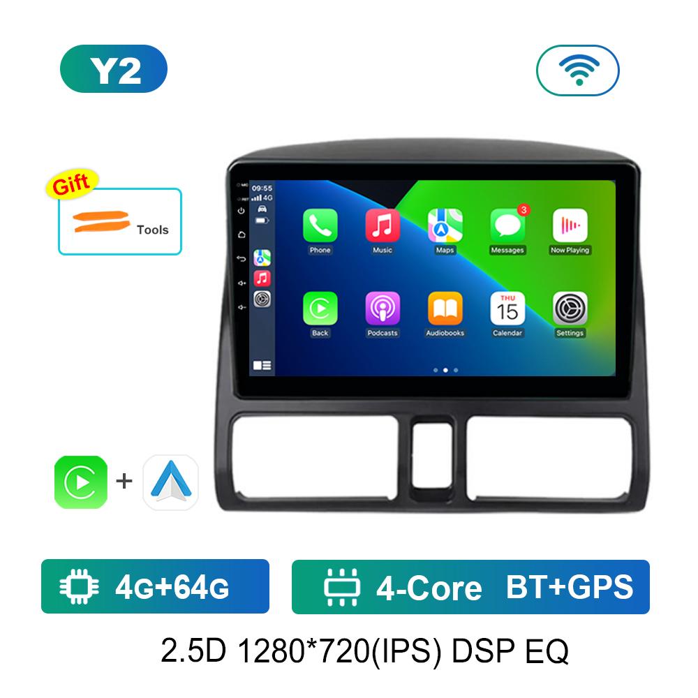Android OS for Honda CR-V CRV 2 2001 - 2006 Car Radio Multimedia Player 4G Bluetooth WiFi GPS Navigation IPS Screen Auto Tools