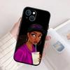BH34 Melanin Black People Afro Girls Case for Samsung A11 A12 A13 A15 A52S A53 A55 A56 A70 A71 A72 A73 F06 F16 F56 S10 Plus S10e