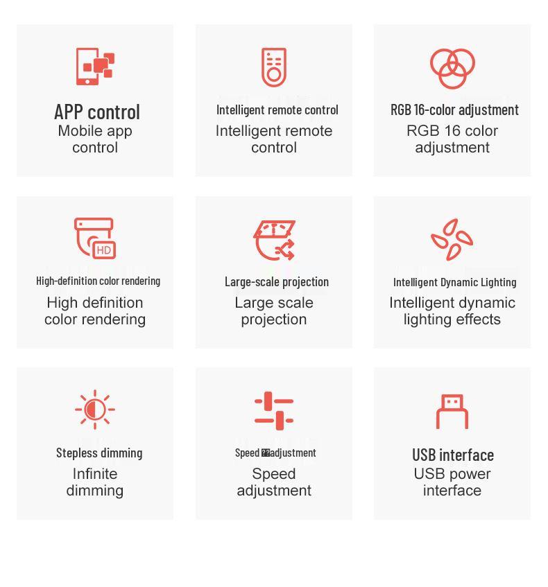 Sunset Lamp Color-Changing Night Light for Photography, Live Streams, Influencers & Atmosphere Projection