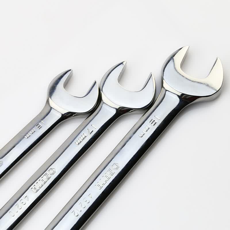 SATA 43209 Fully Polished Combination Ratchet Wrench