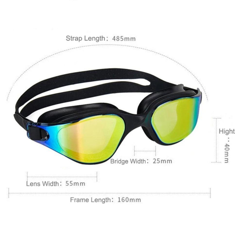 Waterproof Anti-fog Diving Goggles PC UV Protection Swim Eyewear Swimming Goggles  Diving