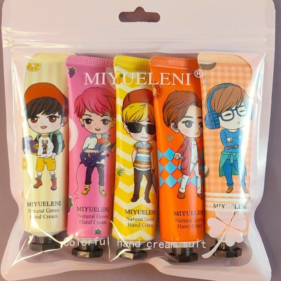 

5 шт./кор. Рождественский подарок, мороженое, крем для рук, набор, 30 г, фруктовый аромат, увлажняющий, увлажняющий boys