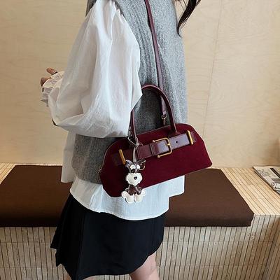 2025 Retro Chic Damen Achselhandtasche: Umhängetasche im europäischen und amerikanischen Stil für Herbst/Winter.