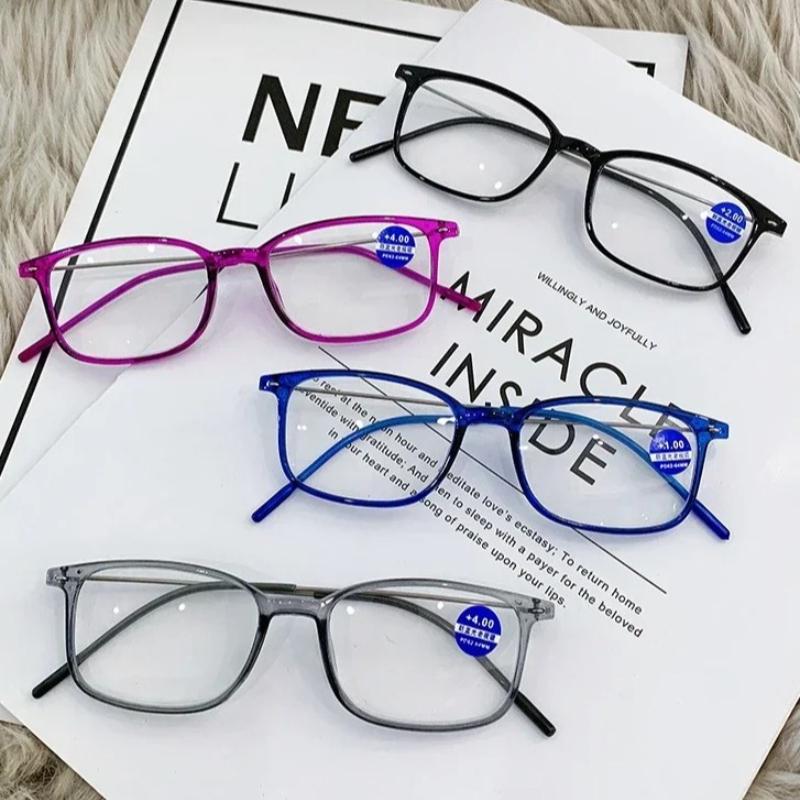 Women Reading Glasses Anti Blue Light Eyeglasses Anti-Fatigue Eyewear for Men