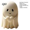 Whimsical Home Decorations Halloween Ghost Figurine, 3D Printed Cute Rock Statue, Statue Funny Coffee Table Centerpieces Shelf Mantel Ornaments Modern