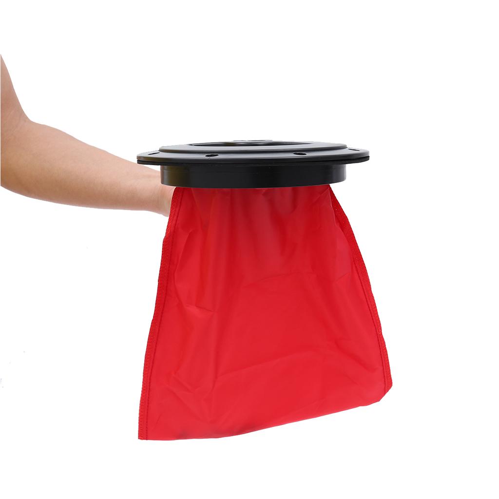Marine 5'' Black Hatch Cover Deck Plate W/Storage Bag For Boat Kayak