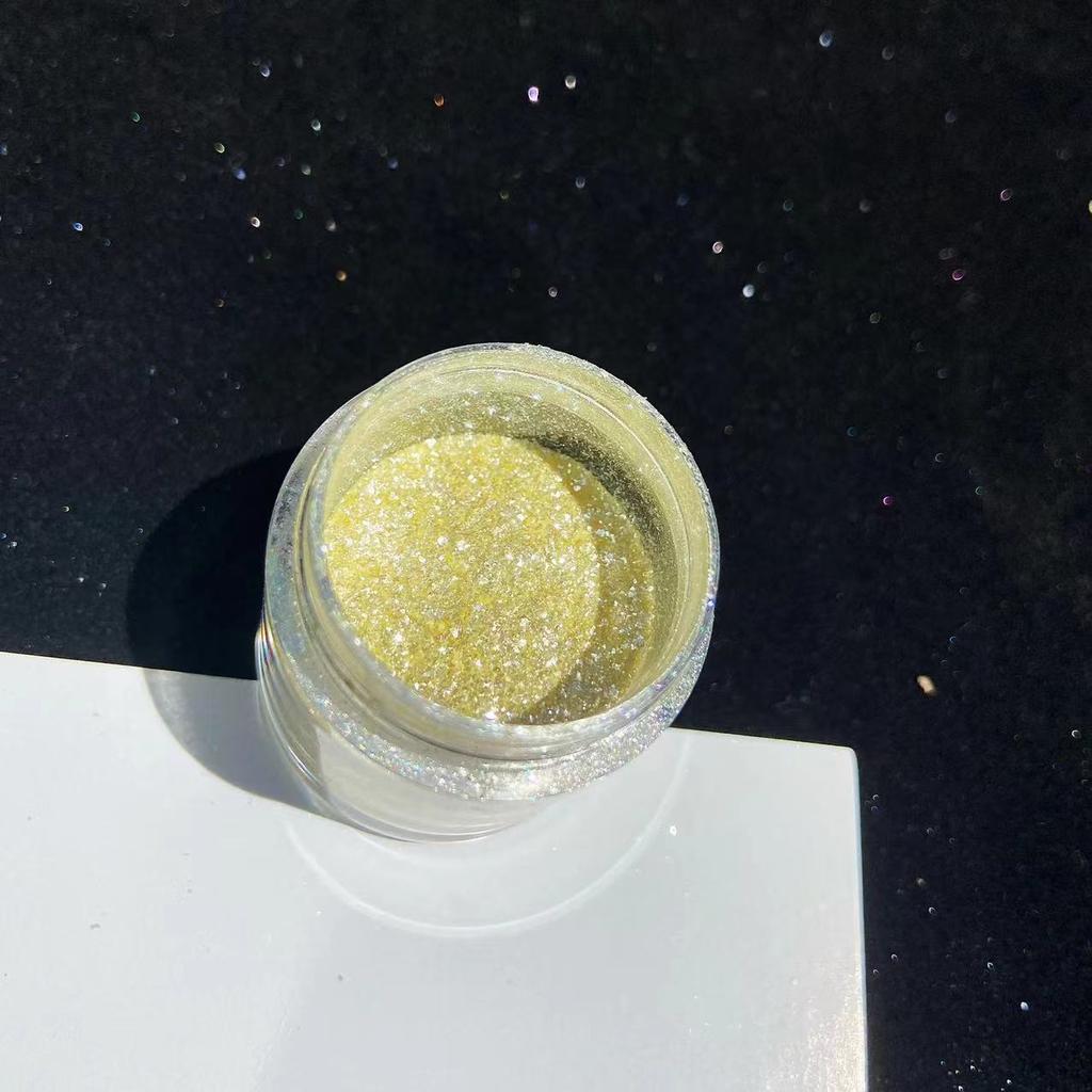 Nail Art Aurora Neon Powder Diy Handmade Nail Art Polarized Opal Powder Shiny Bottled Glitter Powder