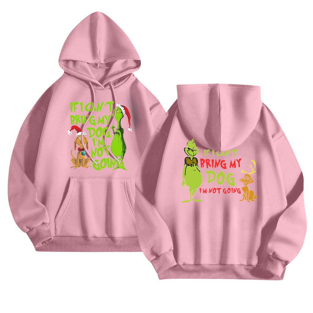 Women's Fashionable Casual Long-Sleeved Hooded Printed Sweatshirt