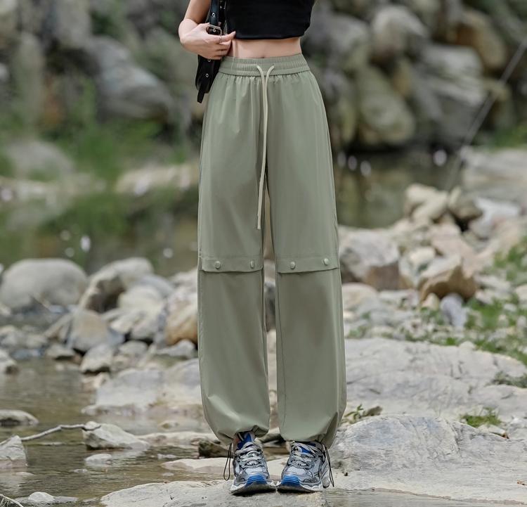 Women's Summer Windproof & Waterproof Hiking Pants - Ice Silk Casual Trekking & Camping Sportswear