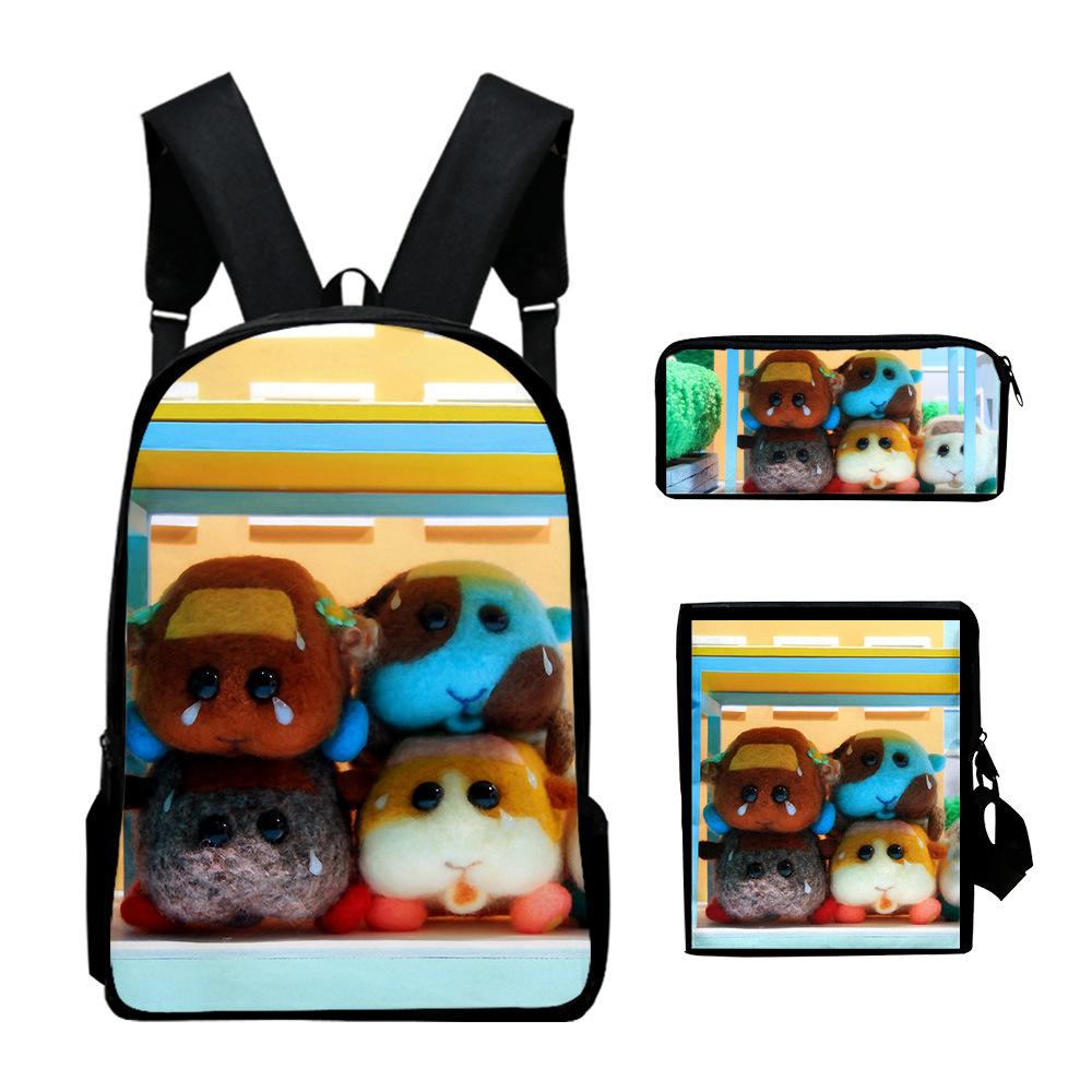 Well-loved Creative Friday Night Funkin 3D Design 3pcs/Set Learner Bags Everyday Laptop Knapsack Backpack Sling Carry Tote Pencil Pouch