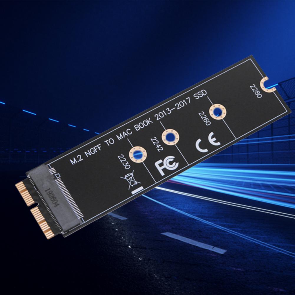 M.2 NVME SSD Adapter PCIE3.0 SSD Converter SSD Conversion Card for MacBook Air 2013- 2017 for Pro A1465 A1466 A1398 A1502