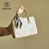 Aokang Women's Handbag, Cowhide Leather, Trendy Mom Bag, Large Capacity Tote Bag, Crossbody Shoulder Bag, Birthday Gift for Mom Or Wife